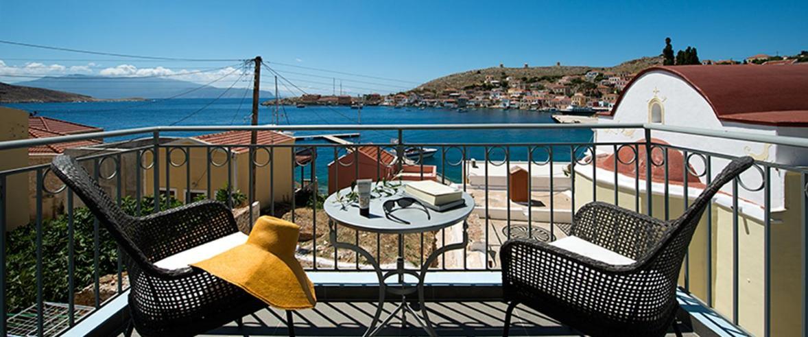 Villa Kalypso Chalki Town Esterno foto
