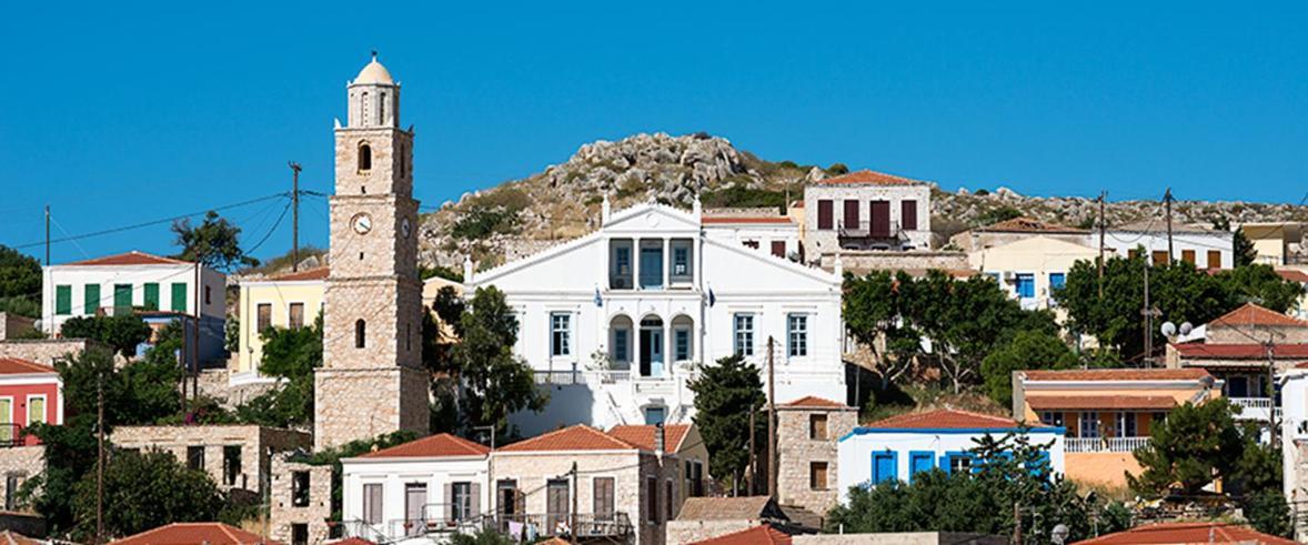 Villa Kalypso Chalki Town Esterno foto