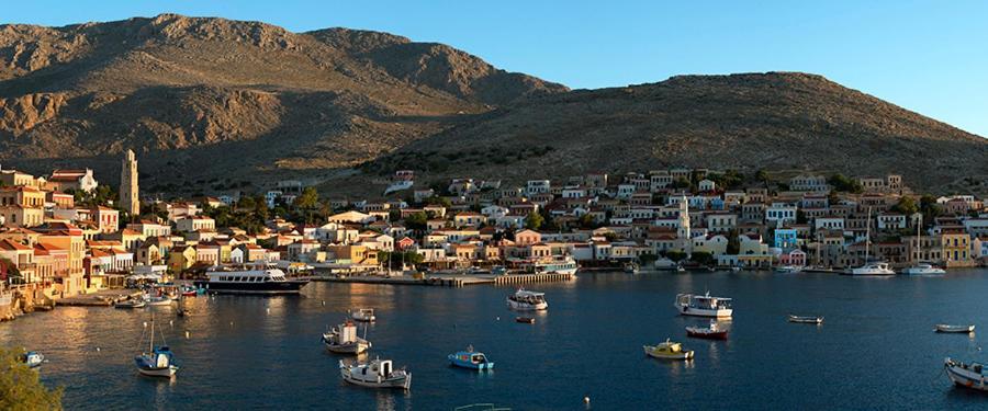 Villa Kalypso Chalki Town Esterno foto