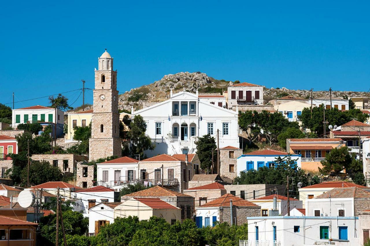 Villa Kalypso Chalki Town Esterno foto